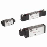 V60...V63 - 3/2, 2x3/2, 5/2 or 5/3 Solenoid actuated spool valves