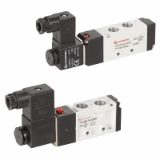 V50...V53 - 3/2, 5/2 or 5/3 Solenoid actuated spool valve