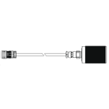 DFC20 - Straight Cable, DeviceNet DBA Sensor Drop Cable